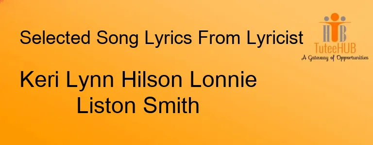 Keri Lynn Hilson Lonnie Liston Smith