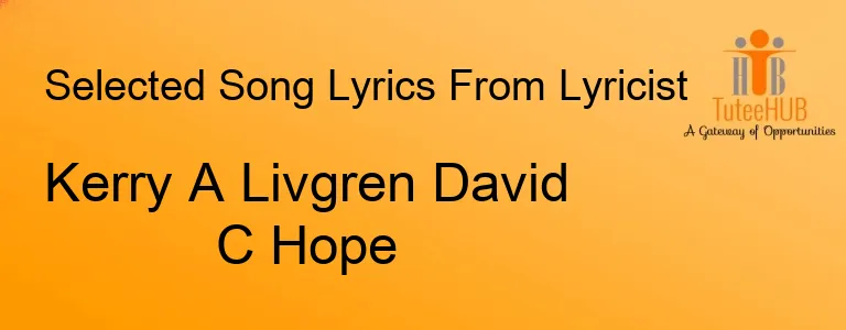 Kerry A Livgren David C Hope