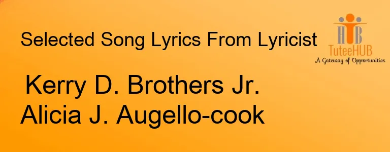 Kerry D. Brothers Jr. Alicia J. Augello-cook