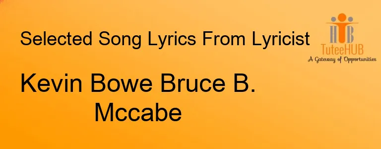 Kevin Bowe Bruce B. Mccabe