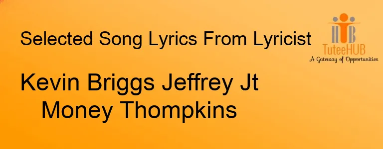 Kevin Briggs Jeffrey Jt Money Thompkins