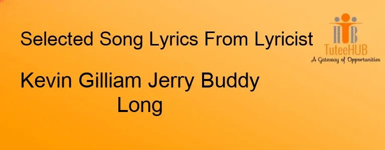 Kevin Gilliam Jerry Buddy Long