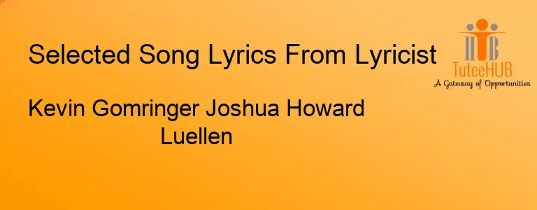 Kevin Gomringer Joshua Howard Luellen