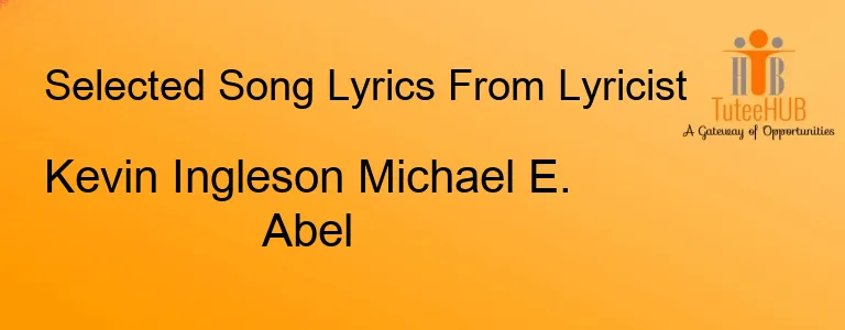 Kevin Ingleson Michael E. Abel