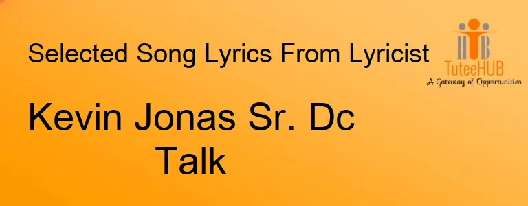 Kevin Jonas Sr. Dc Talk