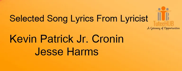 Kevin Patrick Jr. Cronin Jesse Harms