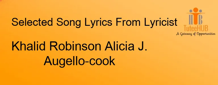Khalid Robinson Alicia J. Augello-cook