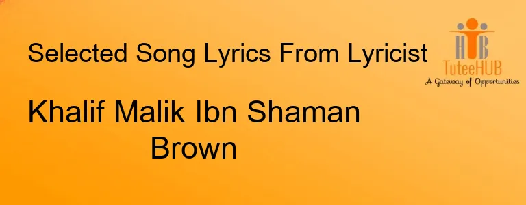 Khalif Malik Ibn Shaman Brown