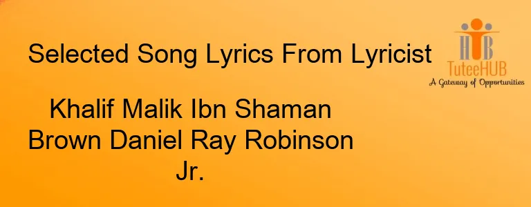 Khalif Malik Ibn Shaman Brown Daniel Ray Robinson Jr.