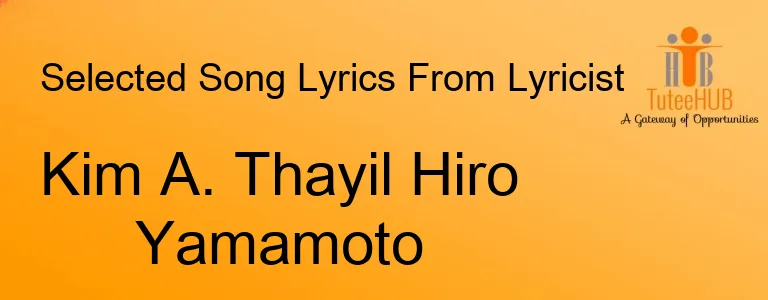 Kim A. Thayil Hiro Yamamoto