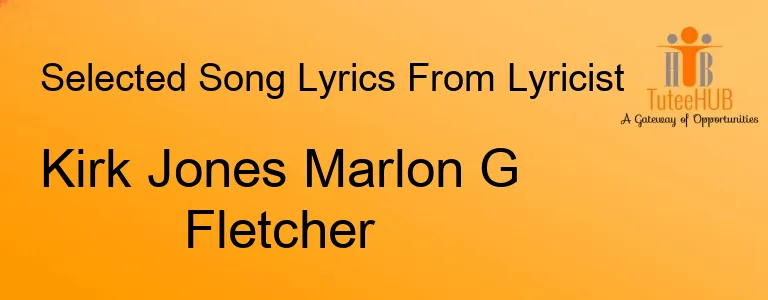 Kirk Jones Marlon G Fletcher