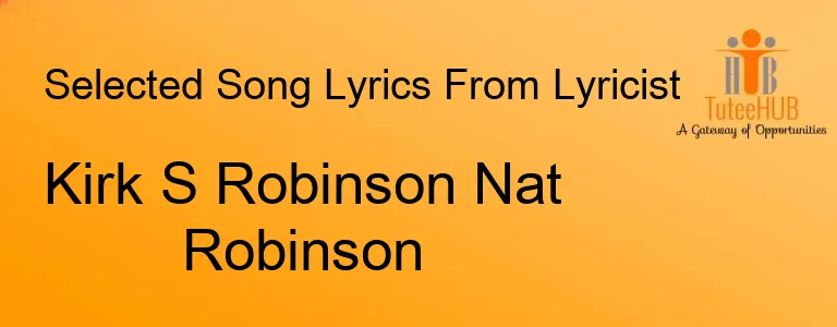 Kirk S Robinson Nat Robinson