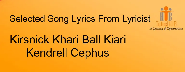 Kirsnick Khari Ball Kiari Kendrell Cephus