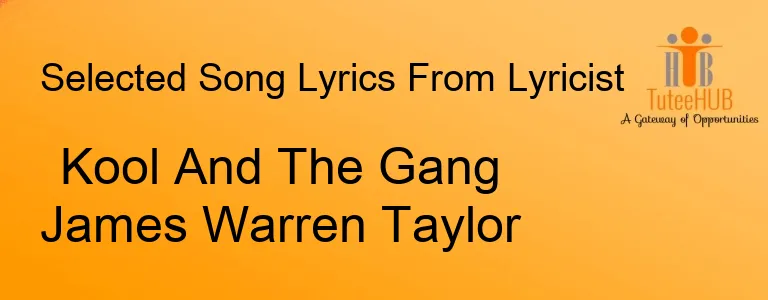 Kool And The Gang James Warren Taylor