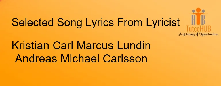 Kristian Carl Marcus Lundin Andreas Michael Carlsson