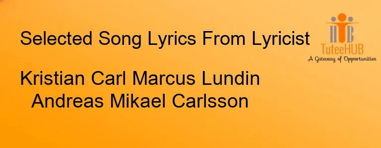 Kristian Carl Marcus Lundin Andreas Mikael Carlsson