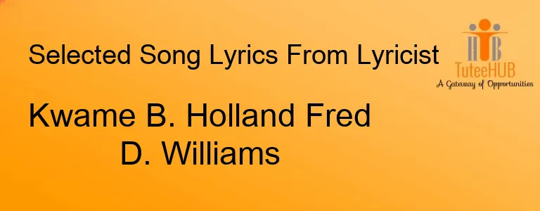 Kwame B. Holland Fred D. Williams