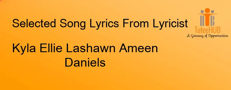 Kyla Ellie Lashawn Ameen Daniels