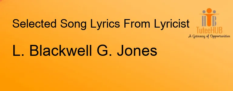 L. Blackwell G. Jones