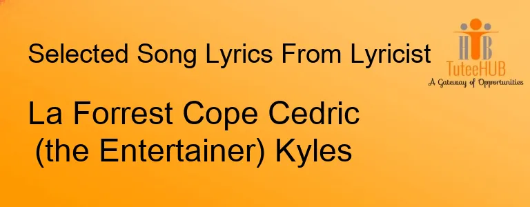 La Forrest Cope Cedric (the Entertainer) Kyles