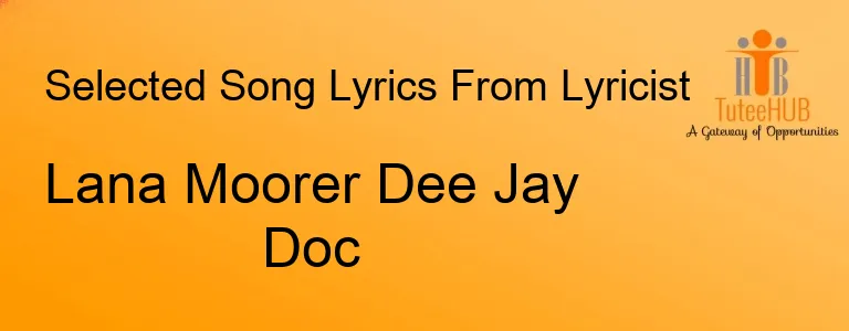 Lana Moorer Dee Jay Doc