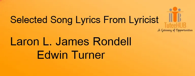 Laron L. James Rondell Edwin Turner