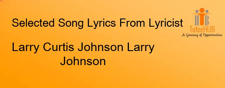 Larry Curtis Johnson Larry Johnson