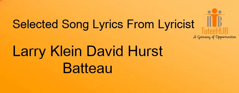 Larry Klein David Hurst Batteau