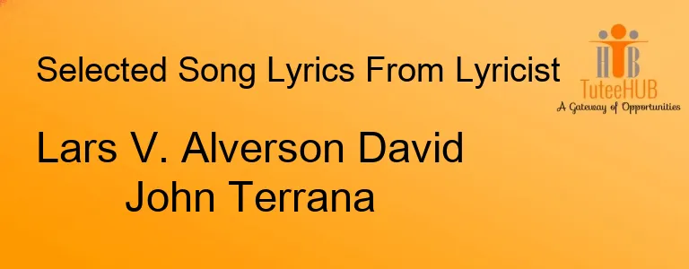 Lars V. Alverson David John Terrana