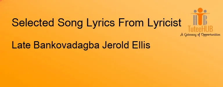 Late Bankovadagba Jerold Ellis