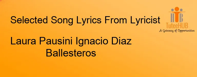 Laura Pausini Ignacio Diaz Ballesteros