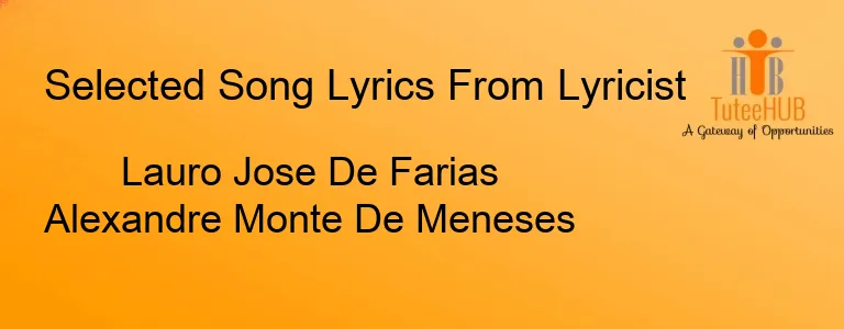 Lauro Jose De Farias Alexandre Monte De Meneses