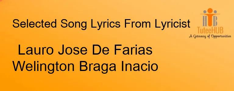 Lauro Jose De Farias Welington Braga Inacio