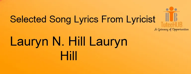 Lauryn N. Hill Lauryn Hill