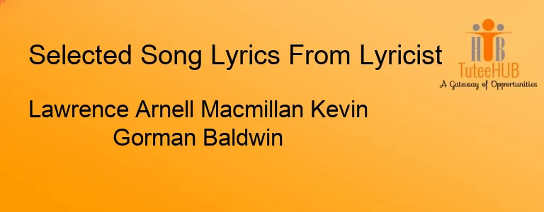 Lawrence Arnell Macmillan Kevin Gorman Baldwin