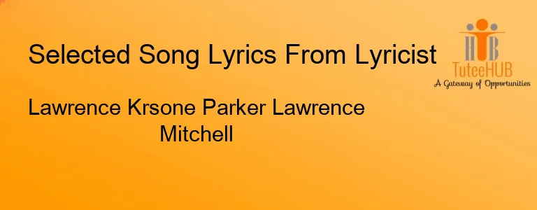 Lawrence Krsone Parker Lawrence Mitchell