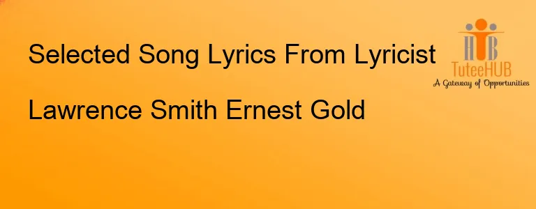Lawrence Smith Ernest Gold