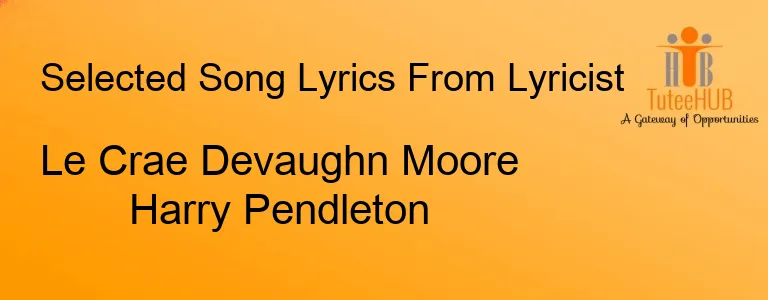 Le Crae Devaughn Moore Harry Pendleton