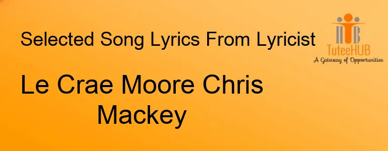 Le Crae Moore Chris Mackey