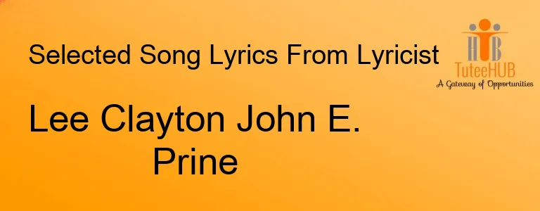 Lee Clayton John E. Prine