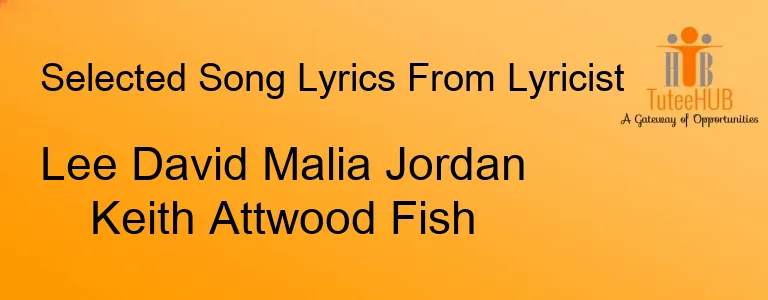 Lee David Malia Jordan Keith Attwood Fish