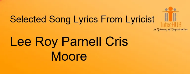 Lee Roy Parnell Cris Moore