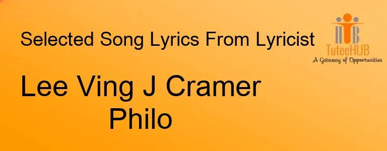 Lee Ving J Cramer Philo