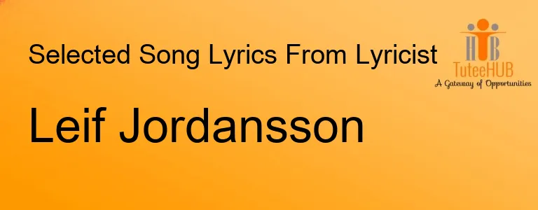 Leif Jordansson