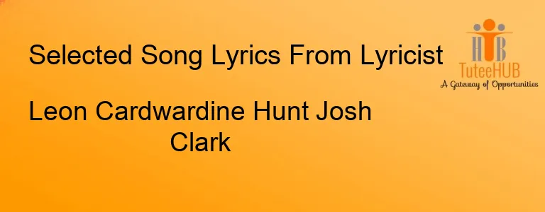 Leon Cardwardine Hunt Josh Clark