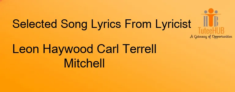 Leon Haywood Carl Terrell Mitchell