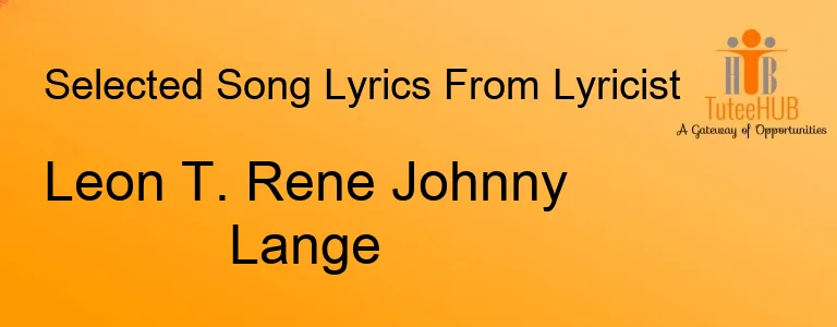 Leon T. Rene Johnny Lange