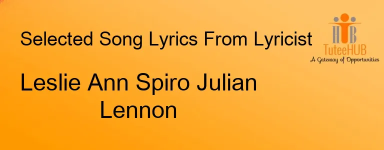 Leslie Ann Spiro Julian Lennon