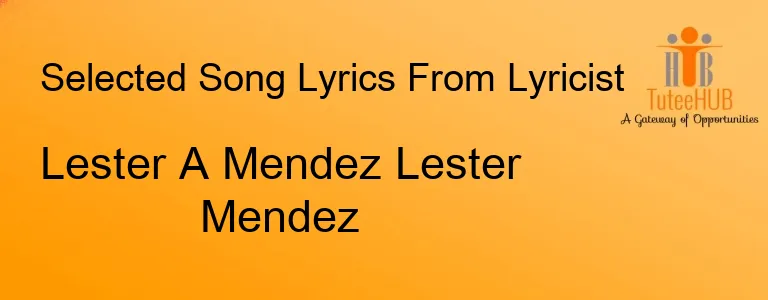 Lester A Mendez Lester Mendez