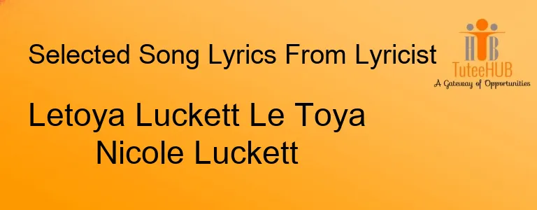Letoya Luckett Le Toya Nicole Luckett